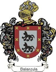 Escudo del apellido Balanzula