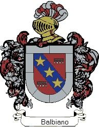 Escudo del apellido Balbiano