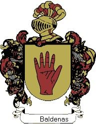 Escudo del apellido Baldenas