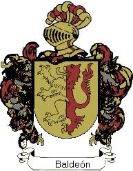 Escudo del apellido Baldeón