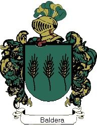 Escudo del apellido Baldera