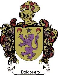 Escudo del apellido Baldosera