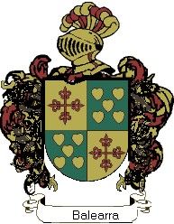 Escudo del apellido Balearra