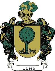 Escudo del apellido Balezar