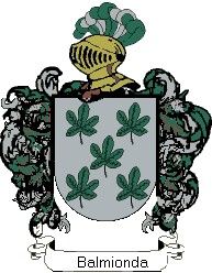 Escudo del apellido Balmionda