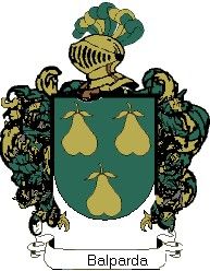 Escudo del apellido Balparda