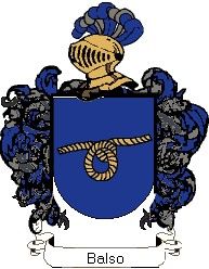 Escudo del apellido Balso