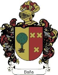 Escudo del apellido Baña