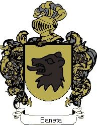 Escudo del apellido Baneta