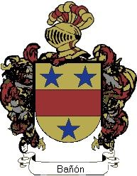 Escudo del apellido Bañón