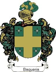 Escudo del apellido Baqueria