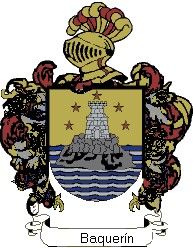 Escudo del apellido Baquerín