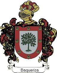 Escudo del apellido Baqueriza