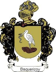 Escudo del apellido Baquerizoy