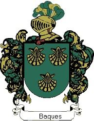 Escudo del apellido Baques