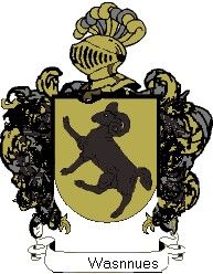 Escudo del apellido Wasnnues