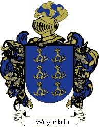 Escudo del apellido Wayonbila