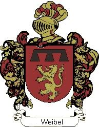 Escudo del apellido Weibel