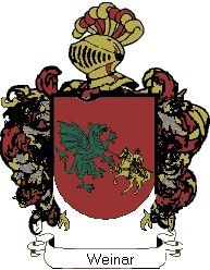 Escudo del apellido Weinar