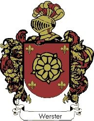 Escudo del apellido Werster