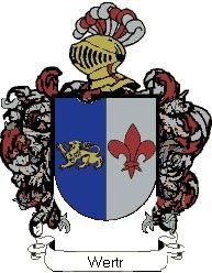 Escudo del apellido Wertr