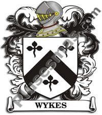 Escudo del apellido Wykes