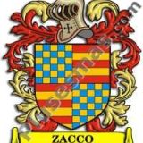 Escudo del apellido Zacco
