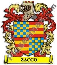 Escudo del apellido Zacco