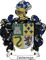 Escudo del apellido Zaldarriaga