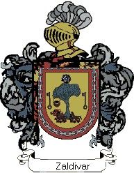 Escudo del apellido Zaldivar