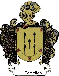 Escudo del apellido Zamalloa