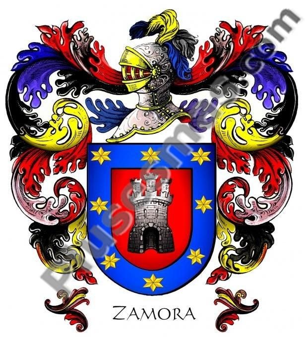 Escudo del apellido Zamora