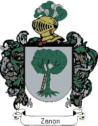 Escudo del apellido Zanon