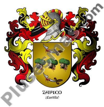 Escudo del apellido Zapico