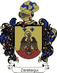 Escudo del apellido Zaratiegui