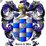 Escudo del apellido García de Alba