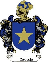 Escudo del apellido Zarzuela