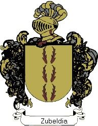 Escudo del apellido Zubeldia