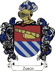 Escudo del apellido Zueco