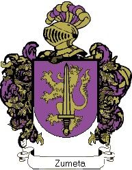 Escudo del apellido Zumeta