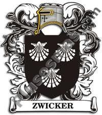 Escudo del apellido Zwicker