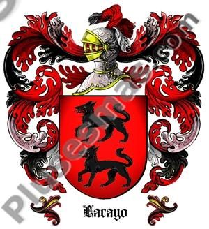 Escudo del apellido Lacayo