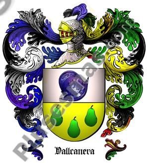 Escudo del apellido Vallcanera