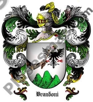 Escudo del apellido Brandoni