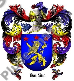 Escudo del apellido Baudino