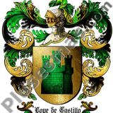 Escudo del apellido LOPE de CASTILLO