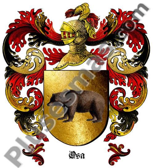 Escudo del apellido Osa