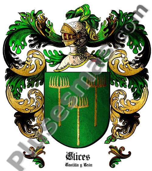 Escudo del apellido Élices