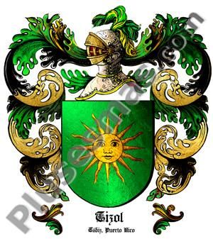 Escudo del apellido Tizol