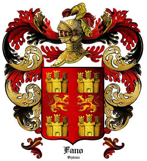 Escudo del apellido Fano (Bizcaya) (3)
